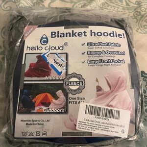 Blanket Hoodie - Black BRAND NEW
